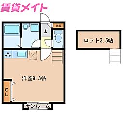 Renom ワンルームの間取図画像