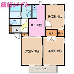 物件の間取り
