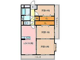 三重県鈴鹿市庄野町（賃貸マンション3LDK・3階・65.00㎡） その2