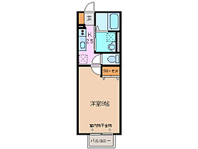 三重県鈴鹿市神戸５丁目（賃貸アパート1K・2階・26.27㎡） その2