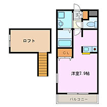 三重県鈴鹿市北江島町（賃貸アパート1R・1階・26.50㎡） その2