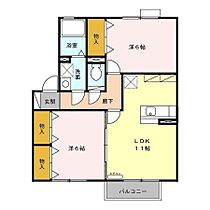 三重県鈴鹿市稲生塩屋１丁目（賃貸アパート2LDK・2階・55.44㎡） その2