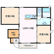 三重県鈴鹿市下箕田３丁目（賃貸アパート2LDK・1階・49.94㎡） その2