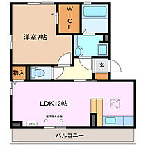 三重県鈴鹿市西条６丁目（賃貸アパート1LDK・3階・47.58㎡） その2