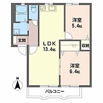 三重県鈴鹿市西条７丁目（賃貸アパート1LDK・2階・53.11㎡） その2