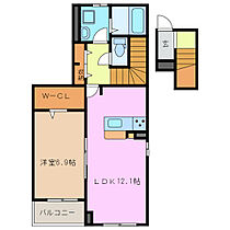 三重県鈴鹿市西条４丁目（賃貸アパート1LDK・2階・51.94㎡） その2