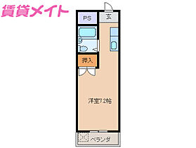 三重県鈴鹿市住吉4丁目（賃貸アパート1R・1階・22.40㎡） その2