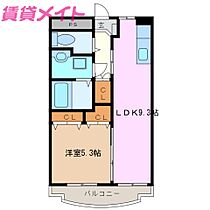 三重県鈴鹿市平田東町（賃貸マンション1LDK・1階・38.32㎡） その2