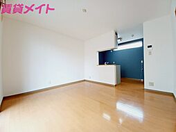 近鉄名古屋線 箕田駅 徒歩9分の賃貸テラスハウス 1階2LDKのリビング/ダイニング