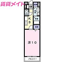 三重県鈴鹿市岡田2丁目（賃貸マンション1K・2階・31.83㎡） その2