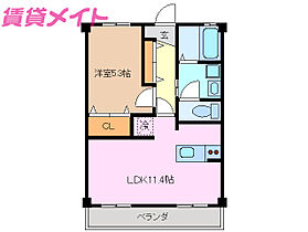 三重県鈴鹿市西条4丁目（賃貸マンション1LDK・3階・35.10㎡） その2