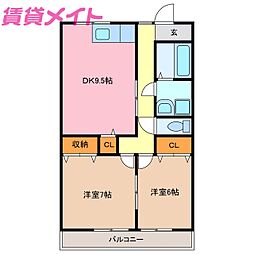 🉐敷金礼金0円！🉐近鉄鈴鹿線 平田町駅 徒歩18分