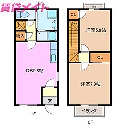 🉐敷金礼金0円！🉐近鉄名古屋線 伊勢若松駅 徒歩10分
