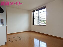 近鉄名古屋線 箕田駅 徒歩4分の賃貸テラスハウス 1階2LDKのリビング/ダイニング