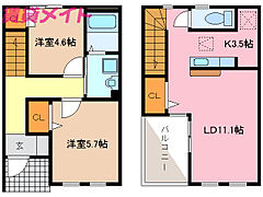 物件の間取り