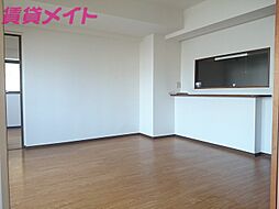 近鉄名古屋線 伊勢若松駅 徒歩3分の賃貸マンション 2階3LDKのリビング/ダイニング