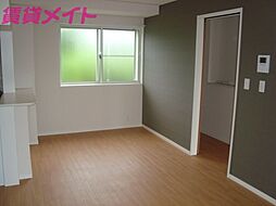 JR関西本線 河原田駅 徒歩18分の賃貸アパート 1階2LDKのリビング/ダイニング