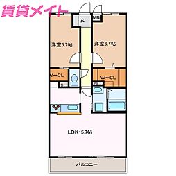 🉐敷金礼金0円！🉐近鉄鈴鹿線 三日市駅 徒歩15分