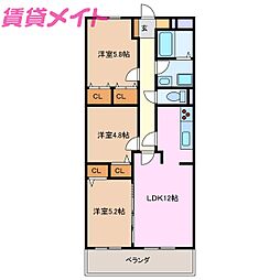 🉐敷金礼金0円！🉐近鉄鈴鹿線 三日市駅 徒歩7分
