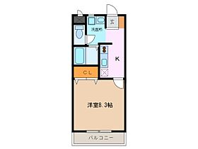 ベルメゾンキョーワ 201 ｜ 三重県鈴鹿市阿古曽町（賃貸マンション1K・2階・28.00㎡） その2