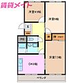 メゾン江ケ室4階4.5万円