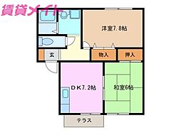 🉐敷金礼金0円！🉐エバーグリーン南山　B