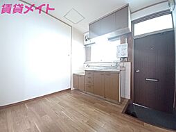 コーポ鈴鹿カーテン 2階2Kのリビング/ダイニング