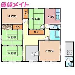 🉐敷金礼金0円！🉐森様貸家