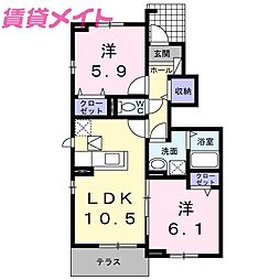 グランツ ルーエ 1階