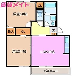 グリュックIII　B棟
