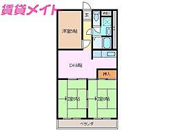 柴田ハイツ 2階/-