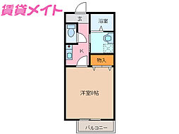 エル・レマンソ 1Kの間取図画像