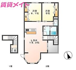 F.アザレア 7 2階