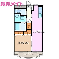 PALETTE.12 1LDKの間取図画像
