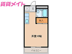 メゾン松宮 ワンルームの間取図画像
