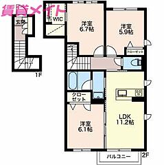 物件の間取り