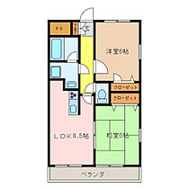 コーポアワヤ 103 ｜ 三重県津市白塚町（賃貸マンション2LDK・1階・46.20㎡） その2