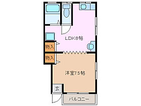 アンセーヌメゾンシャルル A ｜ 三重県津市白塚町（賃貸アパート1LDK・1階・29.70㎡） その2