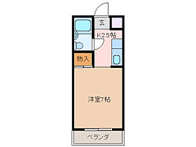 スカイファイブ 402 ｜ 三重県津市南中央（賃貸アパート1R・4階・23.10㎡） その2