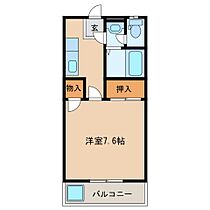 江戸橋パレス 303 ｜ 三重県津市上浜町４丁目（賃貸マンション1K・3階・30.35㎡） その2