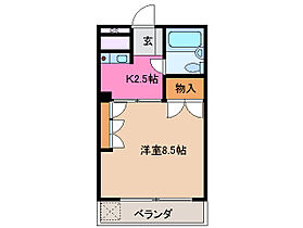 ガーデンビュー 101 ｜ 三重県津市一身田平野（賃貸マンション1K・1階・24.75㎡） その2