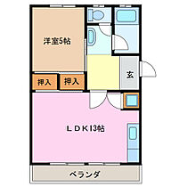 新町ハイツ 405 ｜ 三重県津市南新町（賃貸マンション1LDK・4階・37.60㎡） その2