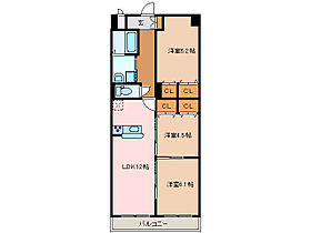 ラフィネ上浜 502 ｜ 三重県津市上浜町４丁目（賃貸マンション3LDK・5階・70.32㎡） その2