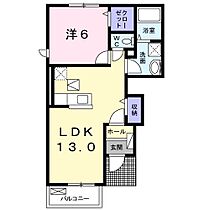 サニーレジデンス　Ｂ 101 ｜ 三重県津市栗真中山町（賃貸アパート1LDK・1階・45.31㎡） その2