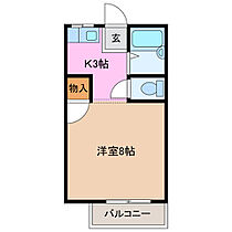 上六ハイツ 1E ｜ 三重県津市上浜町６丁目（賃貸アパート1K・1階・23.18㎡） その2