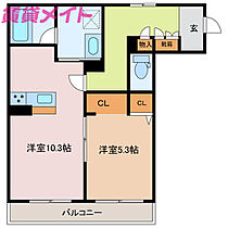 三重県津市栄町4丁目（賃貸アパート1LDK・2階・45.29㎡） その2