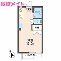 三重県津市一身田平野（賃貸アパート1R・2階・24.71㎡） その2