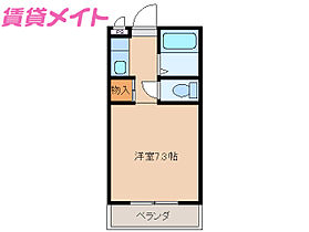 三重県津市栗真町屋町（賃貸マンション1R・2階・19.84㎡） その2