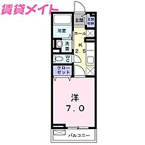 三重県津市江戸橋1丁目（賃貸アパート1K・2階・27.18㎡） その2