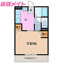 三重県津市一身田中野（賃貸マンション1K・3階・26.00㎡） その2